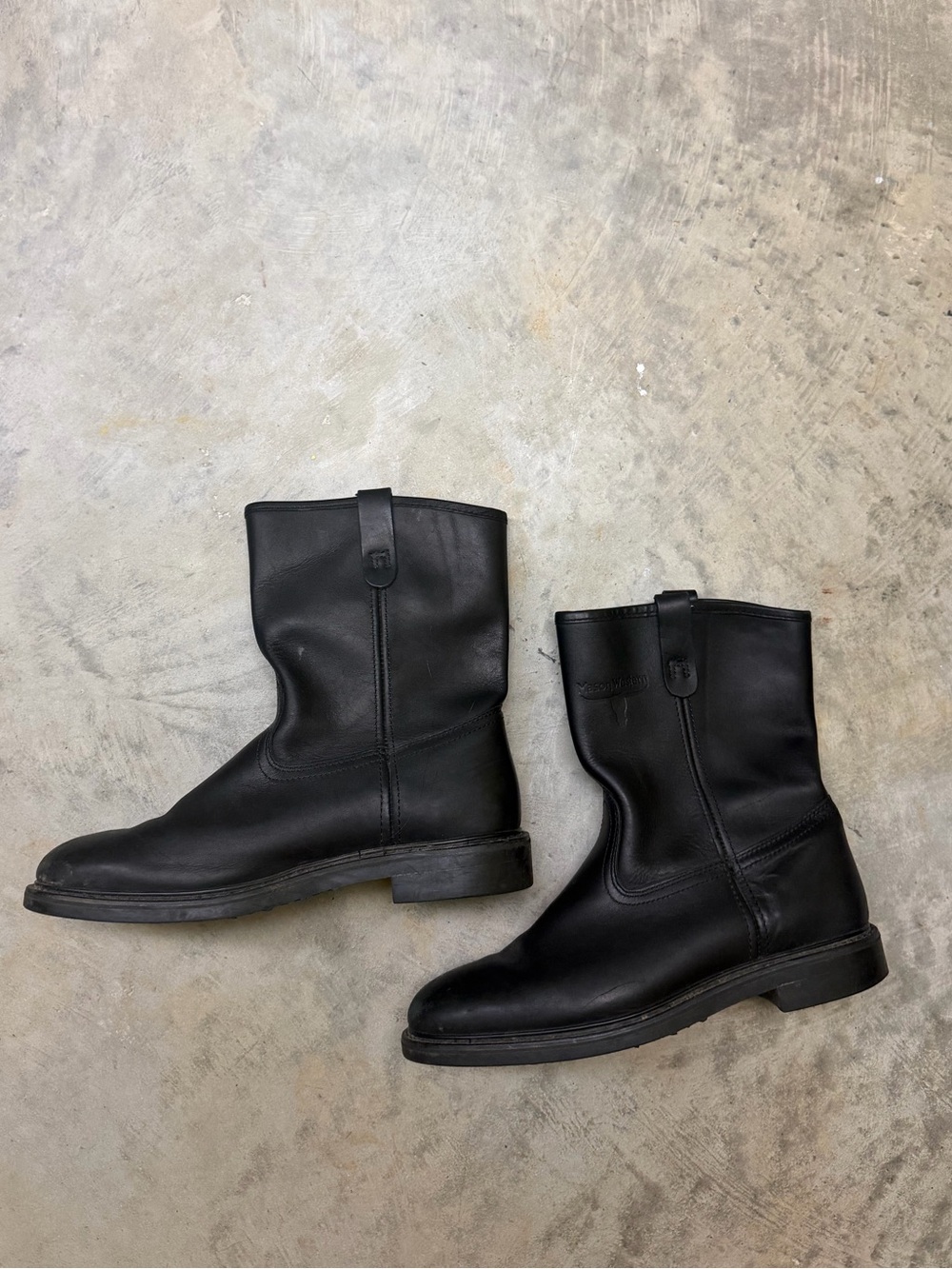 Men’s mason western VTG black roper style boots